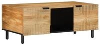 vidaXL Couchtisch Couchtisch Braun 100x54x40 cm Massivholz (1-St)
