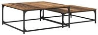 vidaXL Couchtisch Couchtisch 2 pcs Altholz Holzwerkstoff (2-St)