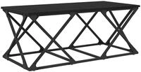 vidaXL Couchtisch Couchtisch Schwarz Eichen-Optik 100 x 49 x 40 cm Holzwerkstoff
