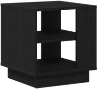 vidaXL Couchtisch Couchtisch Schwarz Eichen-Optik 40 x 40 x 43 cm Holzwerkstoff