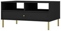 Selsey Couchtisch OKTIO, mit Schublade und offenen Ablagef&auml;chern, 100 cm