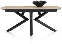Zuiver Wandregaltisch XOOON Ausziehtisch Masura 180 x 240 x 110 cm Eiche Schwarz