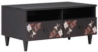 vidaXL Couchtisch Couchtisch Mehrfarbig 80 x 54 x 40 cm Massivholz (1-St)