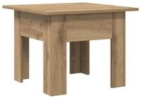 vidaXL Couchtisch 55 x 55 x 42 cm Couchtisch Eiche handwerklich 55x55x42 cm