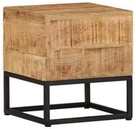vidaXL Beistelltisch Beistelltisch 30x30x33 cm Raues holz (1-St)