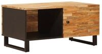 vidaXL Couchtisch Couchtisch Braun 80 x 50 x 40 cm Massivholz (1-St)