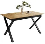 Lookway Esstisch ARTON II ausziehbarer Tisch 140 cm, Breite: 140-195 braun