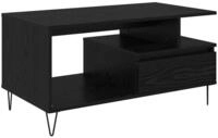 vidaXL Couchtisch Couchtisch Schwarz Eichen-Optik 90 x 49 x 45 cm Holzwerkstoff
