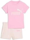 PUMA T-Shirt & Shorts MINICATS ESS TEE AND SHORTS SET INF (2-tlg) zweiteiliges...