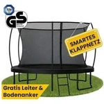 Zero Gravity Gartentrampolin 305x213/366x244/457x366 cm, Ovales Trampolin inkl.