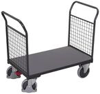 CORDES Transportroller VarioFit Doppel-Stirnwandwagen mit Draht RAL 7016