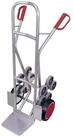 CORDES Transportroller VARIOfit Aluminium Treppenkarre mit 2 f&uuml;nfarmigen...
