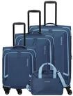 travelite Weichgep&auml;ck-Trolley CORSIICA 3-tlg. Koffer- Set + Bag