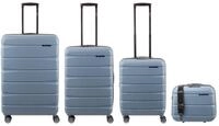 Franky Kofferset ABS13 76/66/55er + BC Trolley 4er SET, 4 Rollen, (St&uuml;ck, 1 tlg.,