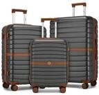 KONO Handgep&auml;ckkoffer Koffer Trolley ABS+PC Hartschalenkoffer