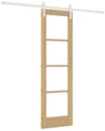 vidaXL Haust&uuml;r Schiebet&uuml;r ORKDAL Natur 61 x 198,5 cm (1-St)