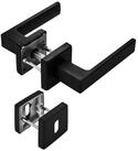 SO-TECH&reg; Dr&uuml;ckergarnitur T&uuml;rdr&uuml;cker CUBE schwarz 120 x 22 mm Vierkant 8 x 8...