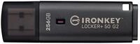 Kingston IronKey 256GB Locker Plus 50 G2, FIPS 197, AES-256, 256 GB, USB Typ...