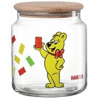 Ritzenhoff & Breker Vorratsdose Haribo Allover, 1.1 L, Glas, Holz