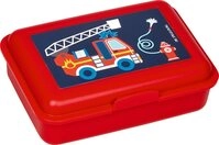 COPPENRATH DIE SPIEGELBURG Lunchbox Kl. Butterbrotdose Feuerwehr rot (Wenn ich...