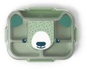 Monbento Lunchbox Kinder WONDER 28.2 x 21.4cm B&auml;r Gr&uuml;n Lunch Bentobox 0.9L