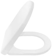 Aloni WC-Sitz AL0402 (1-St), Duroplast, Edelstahlscharniere, Soft-Close-Funktion