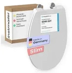 instmaier WC-Sitz Alma, Made in Germany, bakterienabweisendes Duroplast, bis...