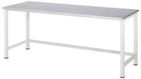 RAU Elektrowerkzeug-Set Rau Werktisch Stahlblechbelag-Platte BxTxH 2000x800x825...