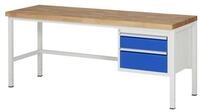 RAU Werkbank Rau Werkbank 8123A1, B2000xT700xH840mm, 2x Schublade-TA