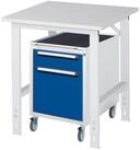 RAU Werkbank Rau Arbeitstisch Tom h&ouml;henverstellbar KM08, B750xT800xH760-1080mm, M-P