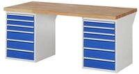 RAU Werkbank Rau Werkbank 7515A3, B2000xT900xH840mm, 12x Schublade-TA