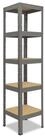 shelfplaza Schwerlastregal PROFI, 155x50x50cm grau, 5 B&ouml;den, Werkstattregal oder