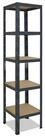 shelfplaza Schwerlastregal HOME, 155x50x50cm anthrazit, 5 B&ouml;den, Kellerregal,