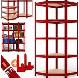 monzana Schwerlastregal, Eckregal 180x70x40cm 875 kg 5 MDF-Platten Regal...