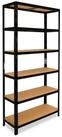 shelfplaza Schwerlastregal BLACK, 200x80x60cm schwarz, 6 B&ouml;den, Wohnraumregal...