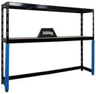 PROREGAL&reg; Schwerlastregal Garagenregal HERCULES HxBxT 180x240x50cm Schwarz,