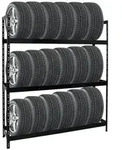 PROREGAL&reg; Schwerlastregal Reifenregal R&auml;derregal TIGER XL 900kg Gesamtlast f&uuml;r