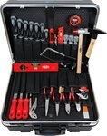 FAMEX Werkzeugset 606-88 Profi Werkzeugkoffer in ABS-Schallenkoffer Komplettset,
