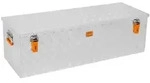 ALUBOX Aufbewahrungsbox mit Deckel Alukiste Riffelblech (161 Liter),...