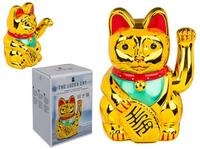 Out of the Blue H&auml;ngedekoration Winkekatze Gl&uuml;ckskatze Maneki Neko mit Wackelarm