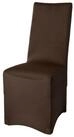 Beautissu Stuhlhusse Bankett Stuhlhusse Leona, 45x90cm, Braun, legante Stretch...