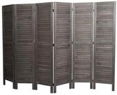 MCW Paravent MCW-G30-240, 6-teiliger Paravent, Fensterladenoptik, Komplett...