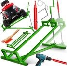 MASKO Rasentraktor Heber 450kg Hebevorrichtung f&uuml;r Aufsitzm&auml;her mit Adapter...