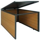 MCW M&auml;hroboter-Garage MCW-L45-D-XL2, BxTxH: 70x90x43 cm, Deckel &ouml;ffnet mit