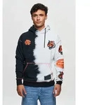 Recovered Kapuzensweatshirt NFL Bengals Ink Dye Effect On im zeitlosen Design...