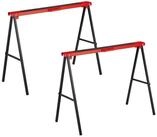 relaxdays Klappbock Klappbarer Arbeitsbock 100 kg 2er Set, 100 kg max. Belastbarkeit