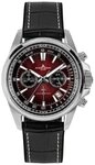 Jacques Lemans Quarzuhr Chronograph Liverpool Schwarz/Rot