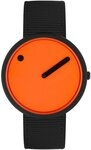 PICTO Quarzuhr PICTO R44007-R006 Unisex Uhr Uhr Ghost Nets Signal Orange 40mm...