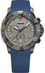 Wenger Quarzuhr Wenger 01.0643.126 Herrenuhr Seaforce Chronograph 43mm 20ATM...