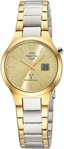 MASTER TIME Funkuhr MTLA-10915-61M, Quarzuhr, Armbanduhr, Damenuhr, Edelstahlarmband,